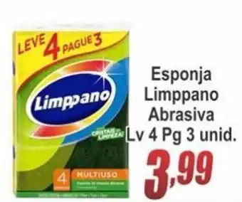 Esponja Limppano Abrasiva Lv 4 Pg 3 unid
