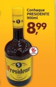 Supermercados Nori Conhaque President 900ml oferta