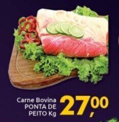 Supermercados Nori Carne Bovina Ponta de Peito 1kg oferta