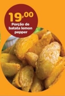 Porcao de Batata lemon pepper