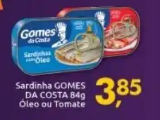 Supermercados Nori Sardinhas Gomes da Costa 84g Oleo ou Tomate oferta