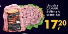 Supermercados Nori Linguica Camari Bolinha a granel 1kg oferta
