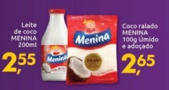 Supermercados Nori Leite de Coco Menina 200ml oferta