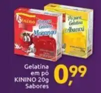 Supermercados Nori Gelatina em po Kinino 20g sabores oferta