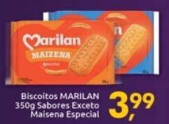 Supermercados Nori Biscoitos Marilan 350g Sabores exeto Maisena Especial oferta