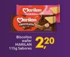 Supermercados Nori Biscoitos wafer Marilan 115g sabores oferta