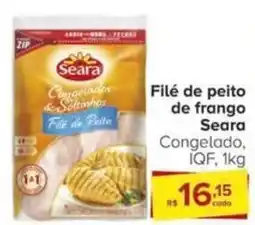 Filé de peito de frango Seara Congelado, IQF, 1kg