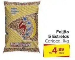 Feijão 5 Estrelas Carioca, 1kg