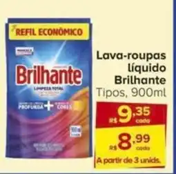 Carrefour Lava-roupas Líquido Brilhante Tipos, 900ml oferta