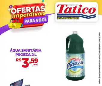 Tatico Agua Sanitaria Proeza 2L oferta