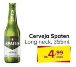Carrefour Cerveja Spaten Long neck, 355ml oferta