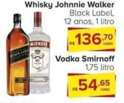 Carrefour Whisky Johnnie Walker Black Label, 12 anos, 1 litro oferta
