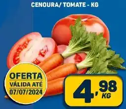 Dom Atacadista CENOURA/TOMATE - KG oferta