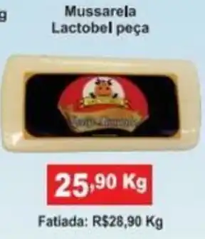 Calvo Atacadista Mussarela Lactobel peca 1kg oferta