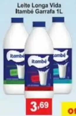 Calvo Atacadista Leite Longa Vida Itambe Garrafa 1L oferta
