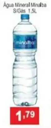 Calvo Atacadista Agua Mineral Minalba s/ Gas 1.5L oferta