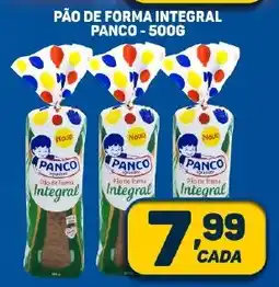 Dom Atacadista PÃO DE FORMA INTEGRAL PANCO-500G oferta
