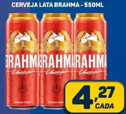 Dom Atacadista CERVEJA LATA BRAHMA - 550ML oferta