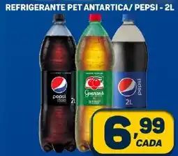 REFRIGERANTE PET ANTARTICA/PEPSI - 2L