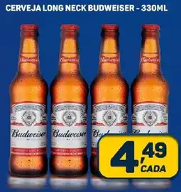 Dom Atacadista CERVEJA LONG NECK BUDWEISER - 330ML oferta