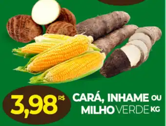 Cara, Inhame ou Milho Verde 1kg
