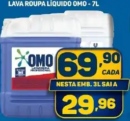 Dom Atacadista LAVA ROUPA LÍQUIDO OMO - 7L oferta