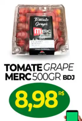 Mercadão Atacadista Tomate Grape Merc 500g Bdj oferta