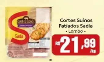 Frangolândia Cortes Suinos Fatiados Sadia 1kg oferta
