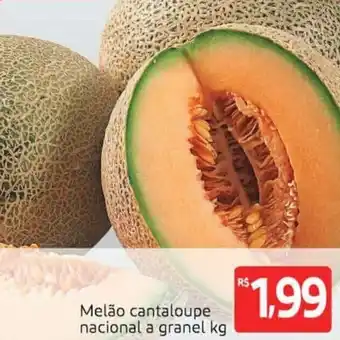 Melao cantaloupe nacional a granel 1kg