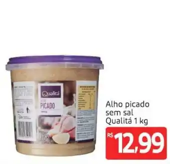 Alho Picado sem sal Qualita 1kg
