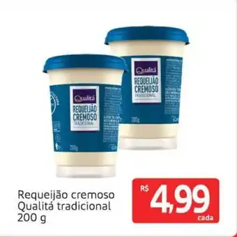 Extra Requeijao cremoso Qualita tradicional 200g oferta