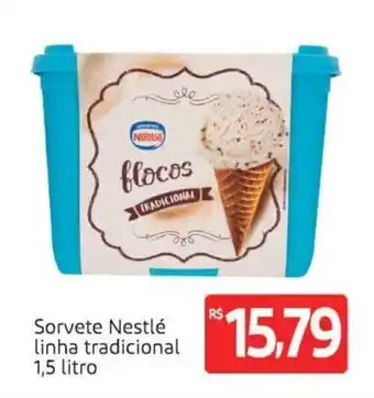 Extra Sorvete Nestle linha Tradicional 1.5L oferta