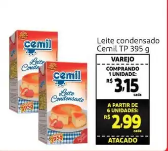 Leite condensado Cemil TP 395g