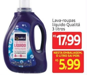 Lava-roupas liquido Qualita 3L