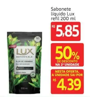 Sabonete liquido Lux refil 200ml
