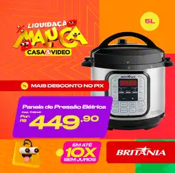 Casa e Vídeo Panela de Pressão Elétrica oferta