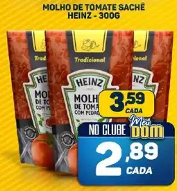 Dom Atacadista MOLHO DE TOMATE SACHÊ HEINZ - 300G oferta