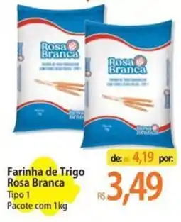 Atacadão Farinha de Trigo Rosa Branca Tipo 1 Pacote com 1kg oferta