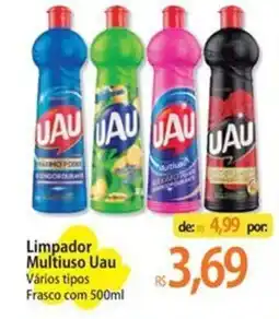 Atacadão Limpador Multiuso Uau Vários tipos Frasco com 500ml oferta