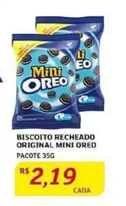 Assaí Atacadista BISCOITO RECHEADO ORIGINAL MINI OREO PACOTE 35G oferta