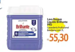 Atacadão Lava Roupas Líquido Brilhante PRO Lavanderia Profissional Bombona com 7L oferta