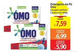 Atacadão Detergente em Pó Omo Lavagem perfeita Caixeta com 400g oferta