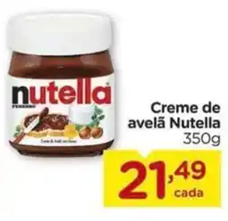 Carrefour Creme de avelã Nutella 350g oferta