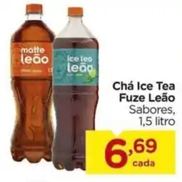 Carrefour Chá Ice Tea Fuze Leão Sabores, 1,5 litro oferta