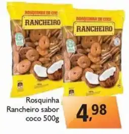 Rosquinha Rancheiro sabor Coco 500g