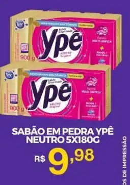 Mercadão Atacadista SABÃO EM PEDRA YPÊ NEUTRO 5X180G oferta