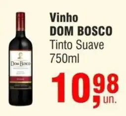 Higa Atacado Vinho DOM BOSCO Tinto Suave 750ml oferta