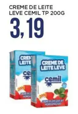 Apoio Mineiro CREME DE LEITE LEVE CEMIL TP 200G oferta