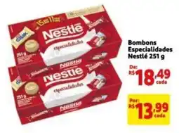 Extra Supermercado Bombons Especialidades Nestlé 251 g oferta