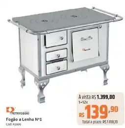 Deltasul Fogão a Lenha Nº1 oferta
